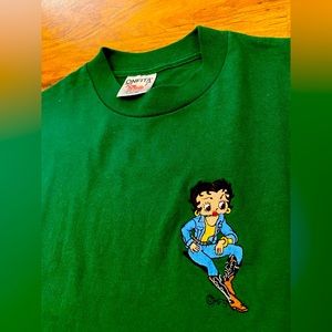 Betty Boop Green Short Sleeve Tee